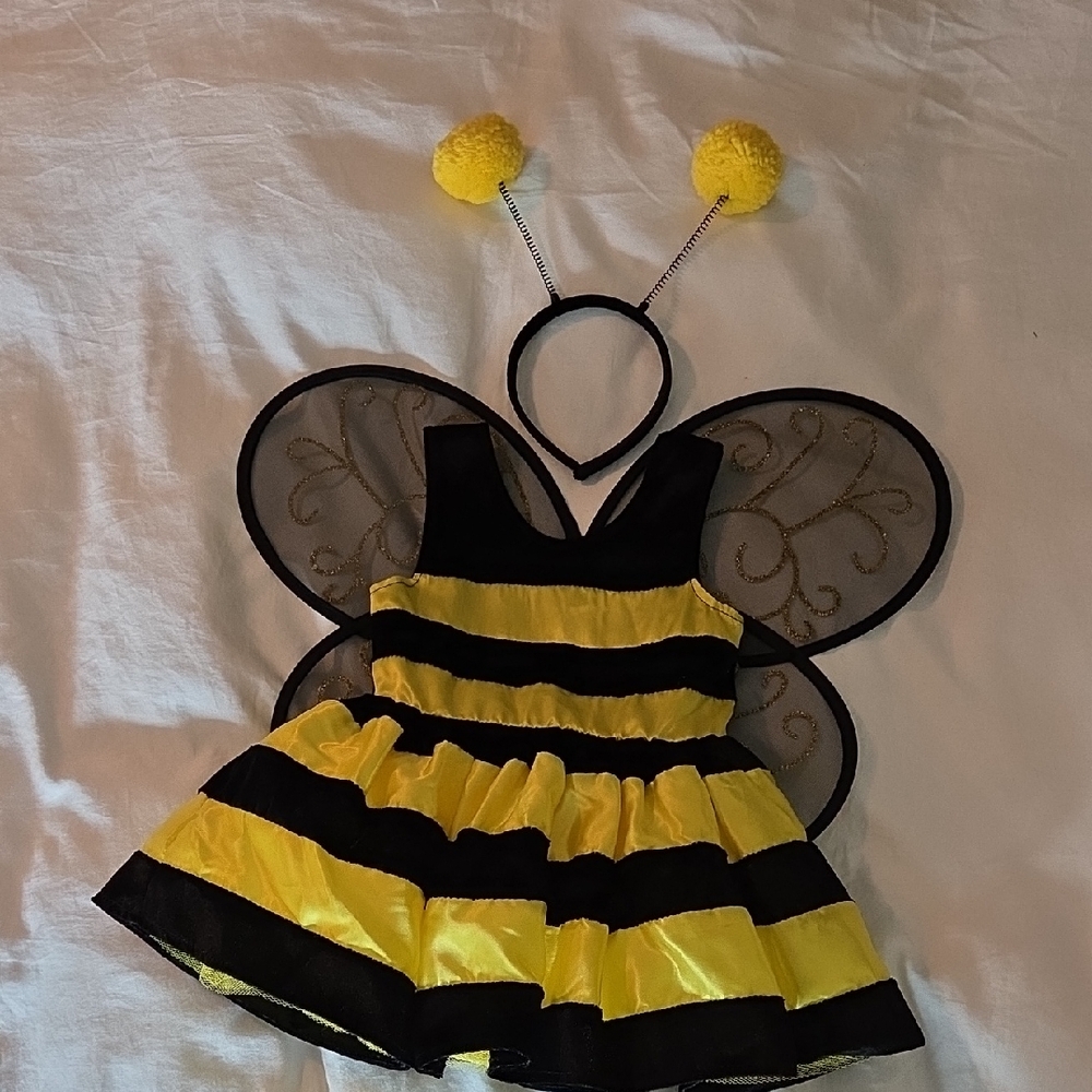 Charming Yellow and Black Bee Costume for Kids
